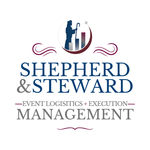 Shepherd & Steward Event Dept Logo with Icon