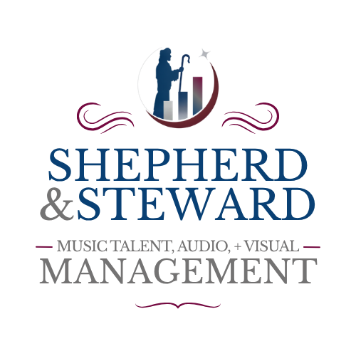 Shepherd & Steward Music Dept Logo with Icon